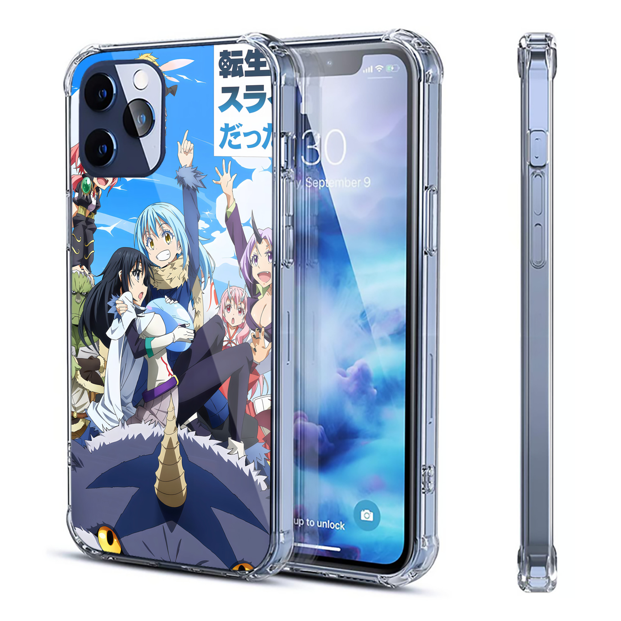 （画像用） 転スラ Regarding Reincarnated to Slime 【iPhone 12シリーズ対応】透明スマホケース（クリアソフトケース）